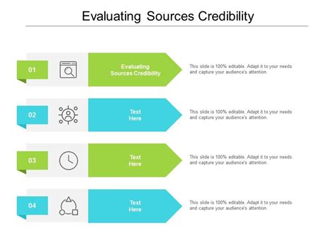 Evaluating Sources Credibility Ppt Powerpoint Presentation Show Ideas