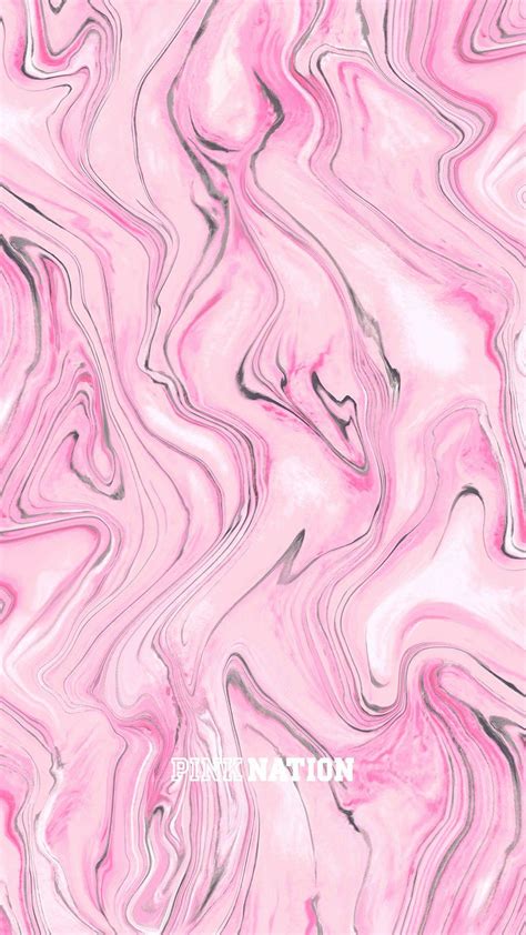 Hot Pink Marble Wallpaper