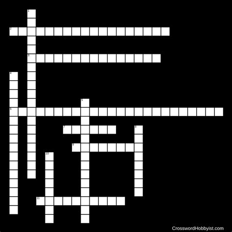 Mass Crossword Puzzle