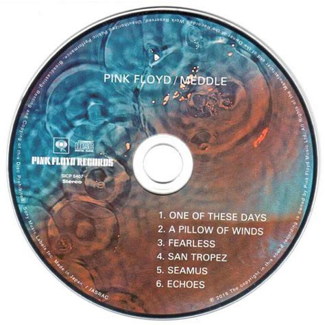 Pink Floyd Meddle Cd Cardboard Sleeve Mini Lpgatefold Textured
