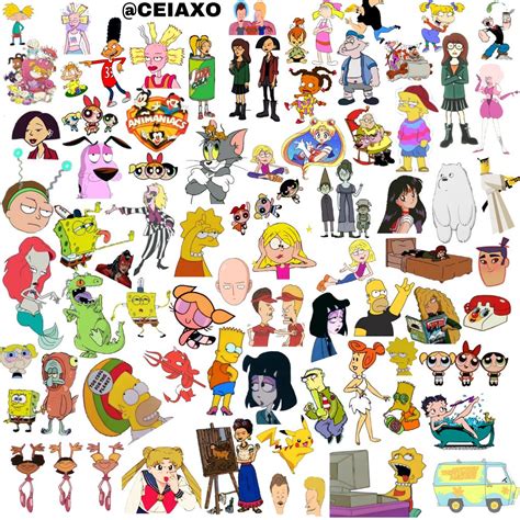 Cartoon Stickers 90s 80s 2000s 90scartoon 80scartoo