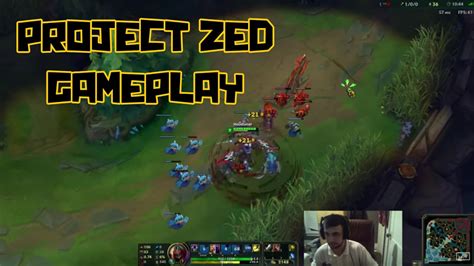 Project Zed Gameplay League Of Legends Youtube