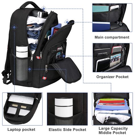 Travel Laptop Backpackextra Large Anti Theft College School Backpack