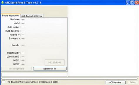 Instead, you can search it on the device default browser and download it from a reliable website. Download MTK Droid Root & Tools v2.5.3