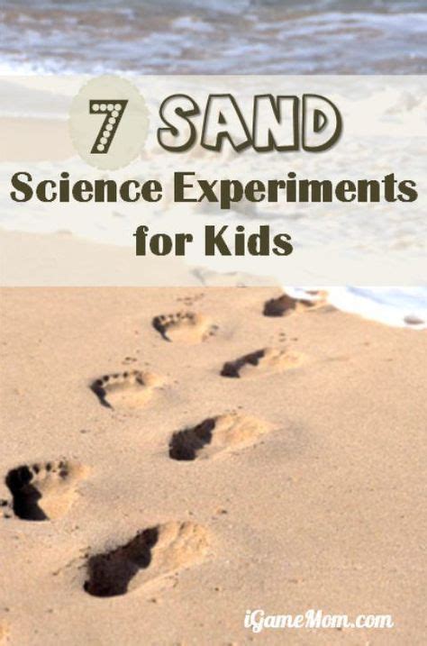 7 Sand Science Experiments For Kids Science Experiments Kids Science