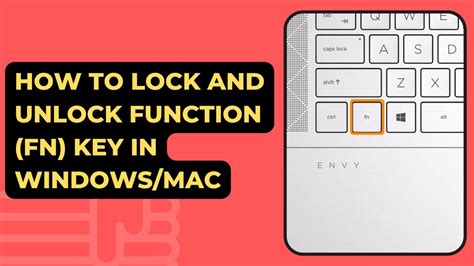 How To Lock And Unlock Function Fn Key In Windowsmac