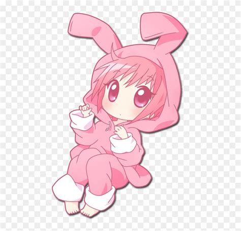 Anime Smile  Photo Anime Bunny Girl Chibi Clipart 1315133 Pikpng