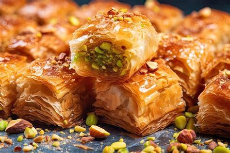 Premium Photo Baklava Is A Traditional Turkish Dessert