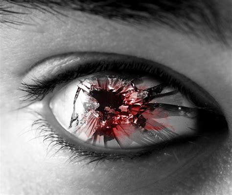 the broken eye by xrogex on deviantart
