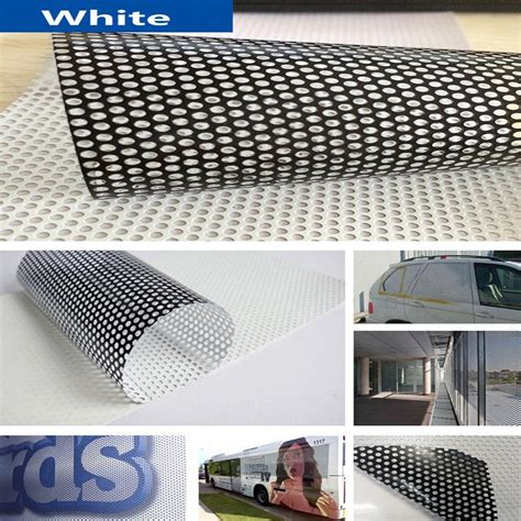 11 Sizes Of Perforated One Way Vision Print Media Vinyl Privacy Window