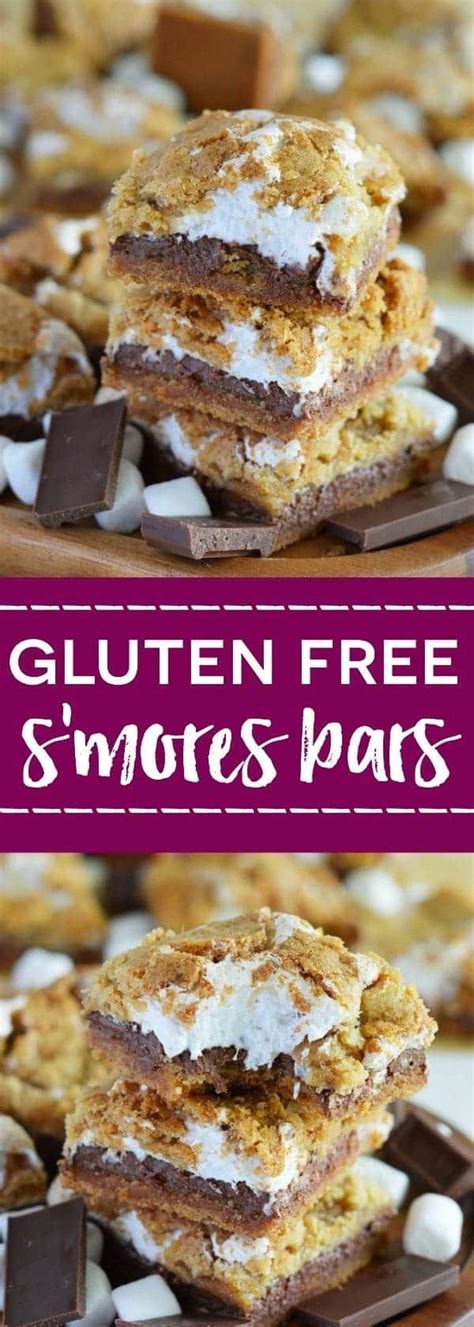 Healthy sweets healthy baking gluten free baking clean eating cookies gluten free peanut butter cookies healthy sweet snacks healthy meals healthy cookie recipes diabetic desserts. S'mores Bars | Recipe | Easy gluten free desserts, Gluten ...