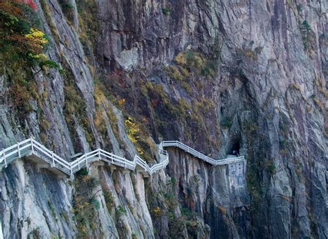Walkway In The Xihai Canyon Seasonal Travel Wonders Of The World