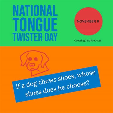 National Tongue Twister Day Fun Facts Captions And Examples