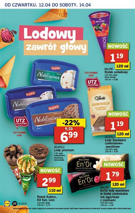 Dzięki ulotkom z aktualną ofertą. Gazetka promocyjna i reklamowa Lidl, "Lidl czwartek", od ...