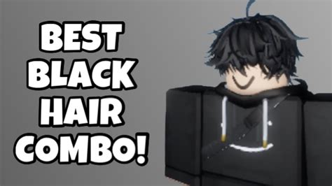 Best Roblox Black Hair Combos Roblox Hair Combos Youtube
