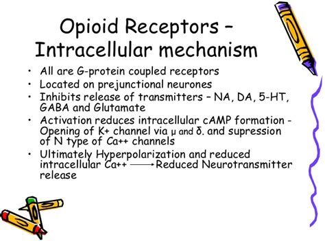 4 different kinds of opioid receptors. Opioid analgesic