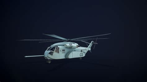 Realistic Helicopter Ch 53k 3d Turbosquid 1506283