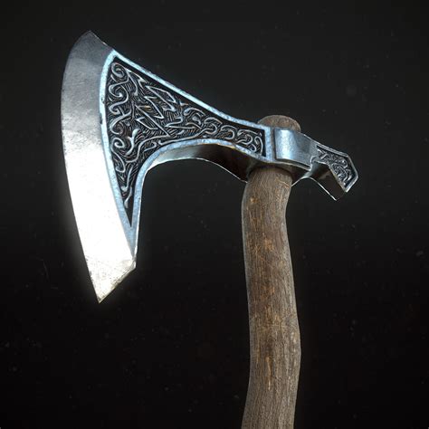 Artstation Viking Axe Game Assets