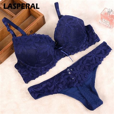 Lasperal 2018 Sexy Lace Embroidery Bra Set Women Plus Size Braandbrief