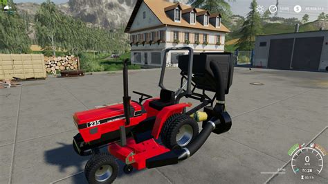 Fs19 Case Ih 235 Lawn Tractor And Car Hauler Mod Pack V10 Farming A09