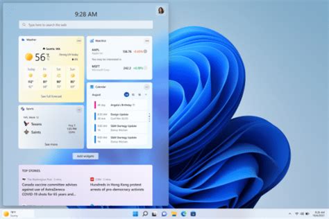 Microsoft връща джаджата за времето в лентата на задачите на Windows 11