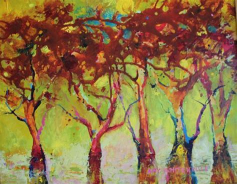 Amy Whitehouse Paintings A Walk In The Park Contemporary Landscape
