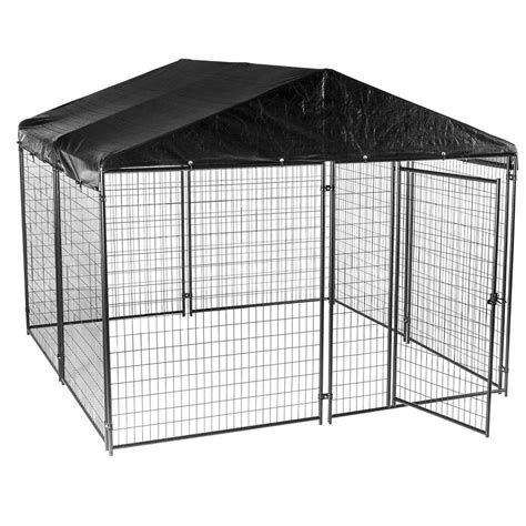 Lucky Dog 6 Ft H X 10 Ft W X 10 Ft L Modular Kennel With Cover And