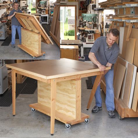 Fold Flat 3 In 1 Workbench Woodworking Plan From Wood Magazine