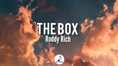 Roddy Rich The Box Lyrics Youtube