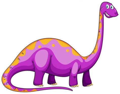 Green Dinosaur With Long Neck Stock Vector Image By ©interactimages