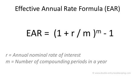 Effective Annual Rate Ear Double Entry Bookkeeping