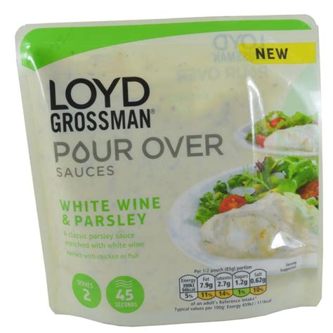Loyd Grossman Pour Over Sauce White Wine And Parsley 170g Approved Food