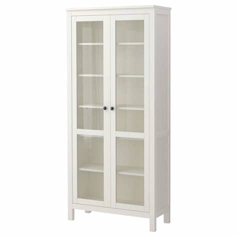 Por su forma se puede conseguir el equilibrio entre el diseño y la. HEMNES Vitrina - blanco - IKEA | Decoración | Pinterest ...