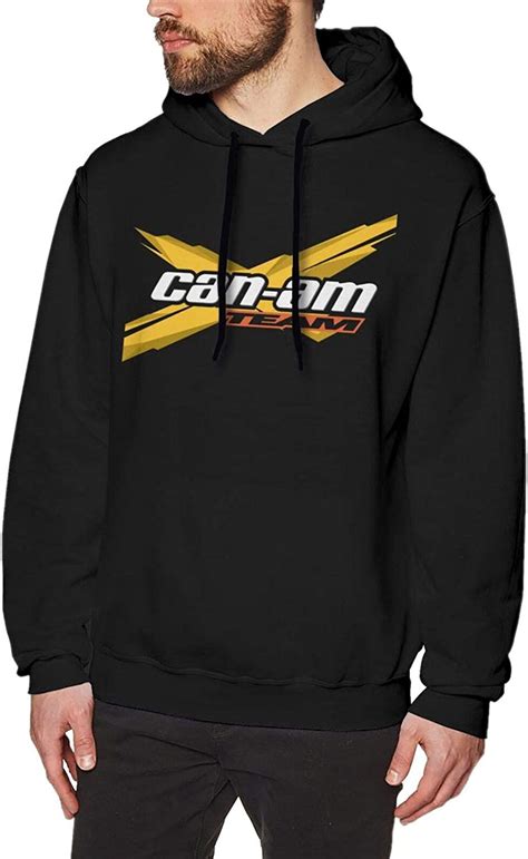 Can Am Spyder Hoodies For Men Pullover Hooded Long Sleeve Black