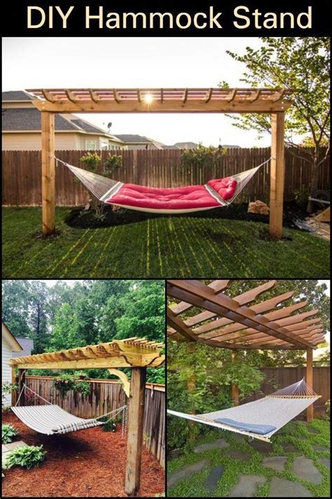 Relax In Your Yard Even Without Trees With This Diy Hammock Stand