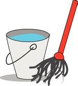Cartoon white boy holding a pail under a faucet, drop in the bucket #1465968 by toonaday. Mop bucket Clipart and Illustration. 194 mop bucket clip ...