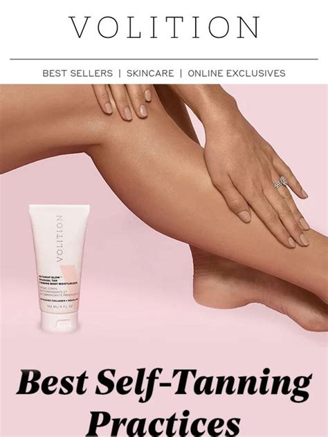 Volition Beauty The Ultimate Guide To Using Self Tanner Milled