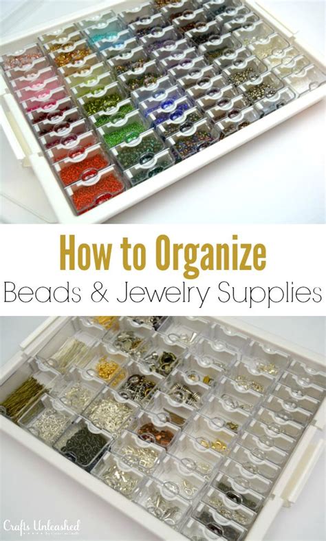 How To Organize Beads And Jewelry Supplies Crafts Unleashed Bead