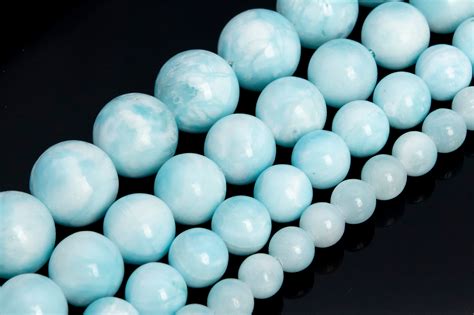 Rare Aqua Blue Hemimorphite Beads Mongolia Genuine Natural Etsy Canada
