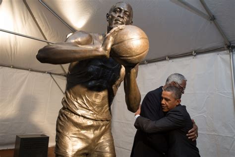 Bill Russell Statue The White House