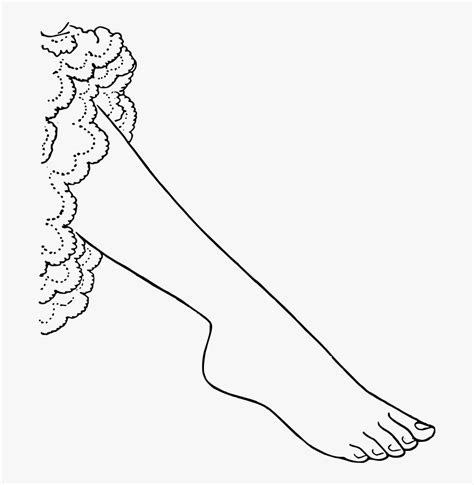 Leg Clipart Black And White Png Transparent Png Kindpng