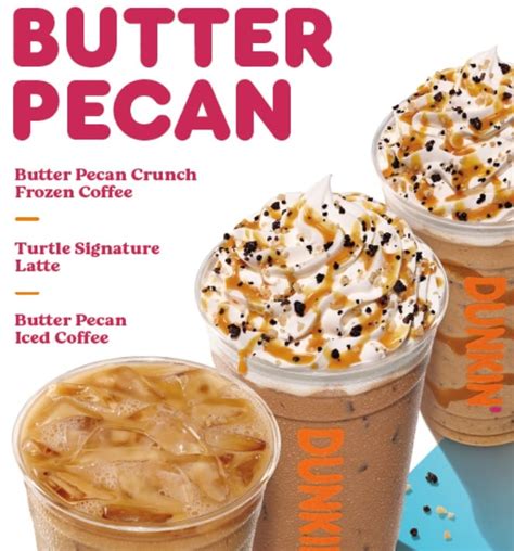 Dunkin Introduces New Turtle Signature Latte Butter Pecan Crunch