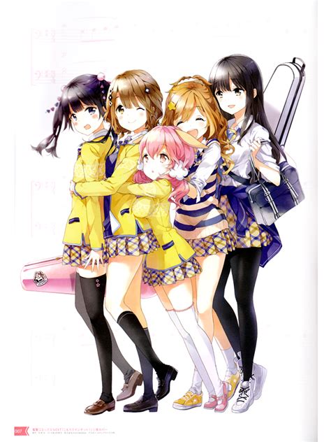 Tiv Illustrations Girls Symphony Art Book Anime Books