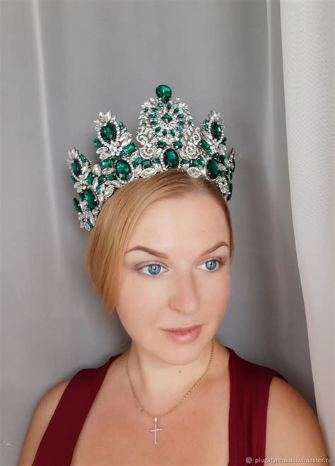 Корона тиара для конкурса красоты Miss Emerald в интернет магазине