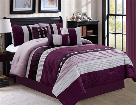 Our wide variety of king comforter sets offers many options to choose from, so you'll find just the bedding you need to wrap up in every night. HGMart Bedding Comforter Set Bed In A Bag - 7 Piece Luxury ...