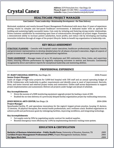 Project manager positions are naturally achievement oriented. Project Manager Resume - Sample and Writing Guide - Resume Writer Direct
