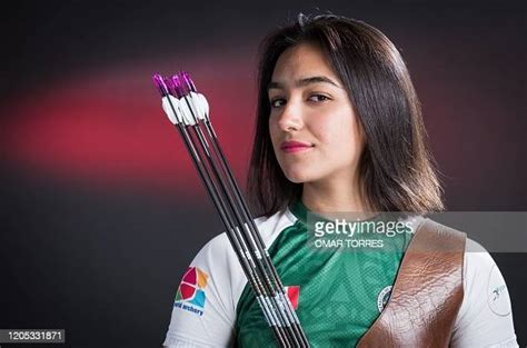 Mexican Archery Team Member Ana Paula Vazquez Poses For A Photo In