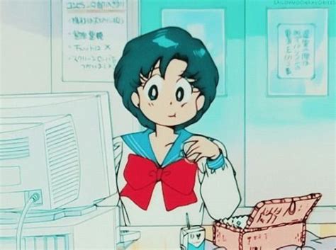 Anime Aesthetic 90s Anime Aesthetics Aesthetics Sailor Moon Anime Sailor Mercury