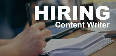 Hiring Content Writer Part Time And Full Time Writers Needed