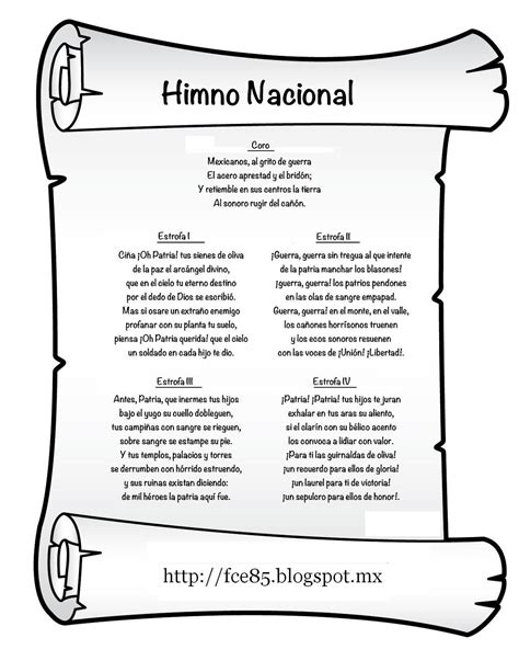 FormaciÓn CÍvica Y Ética Himno Nacional Y Al Estado De MÉxico